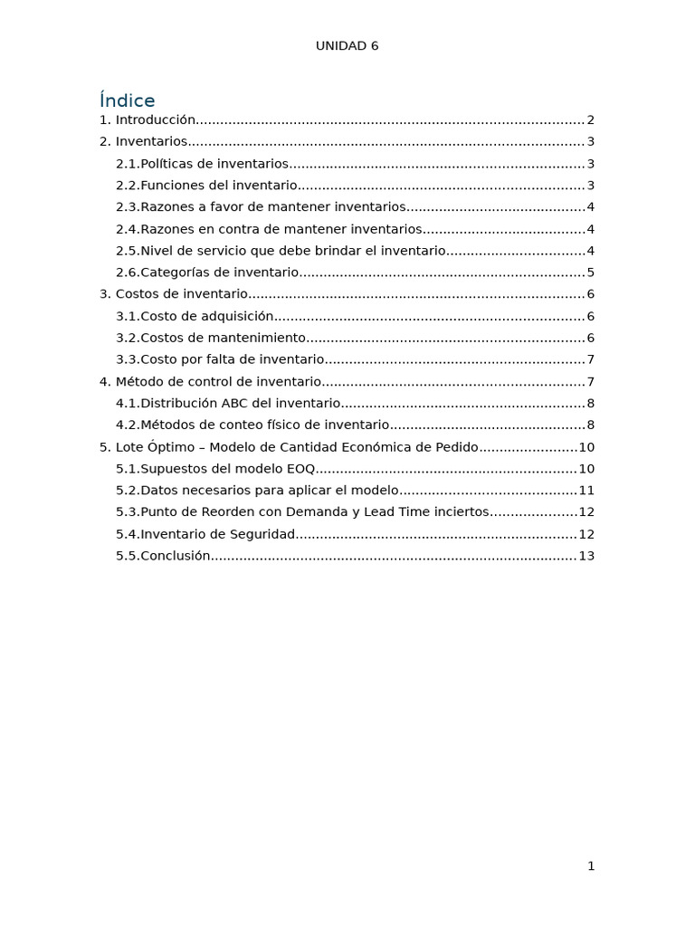 Gestión y Costos de Inventarios | PDF | Costo | Business