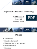 Adj Exp Smoothing