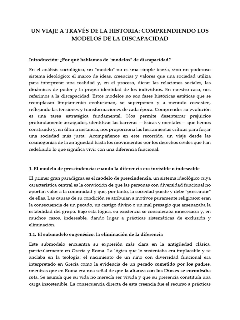 Un Viaje A Través de La Historia | PDF | Invalidez | Ideologías
