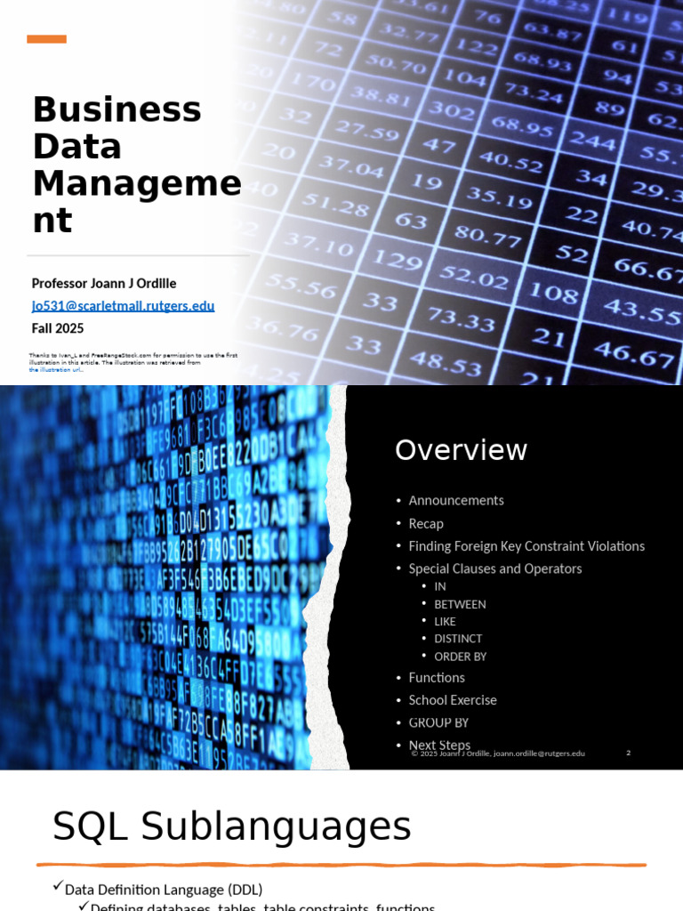 SQL Data Management Techniques | PDF | Data Model | Computing