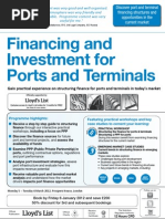 Financing and Investment For Ports & Terminals