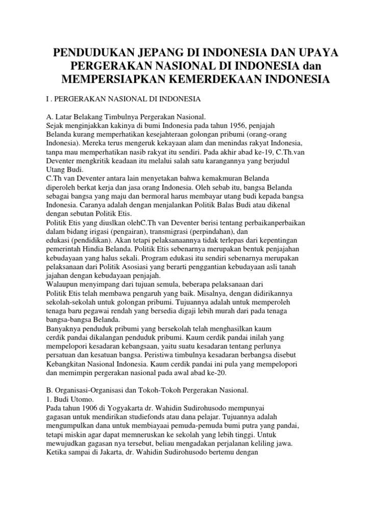 Sebutkan Beberapa Faktor Yang Menyebabkan Budi Utomo Berhaluan Politik