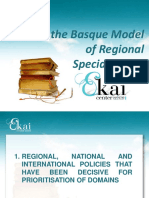 On The Basque Model of Regional Specialisation