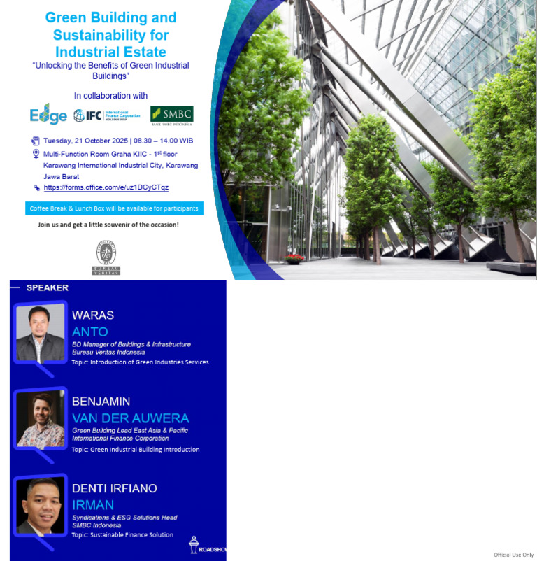 12oct2025 - Green Building and Sustainability For Industrial Estate ...
