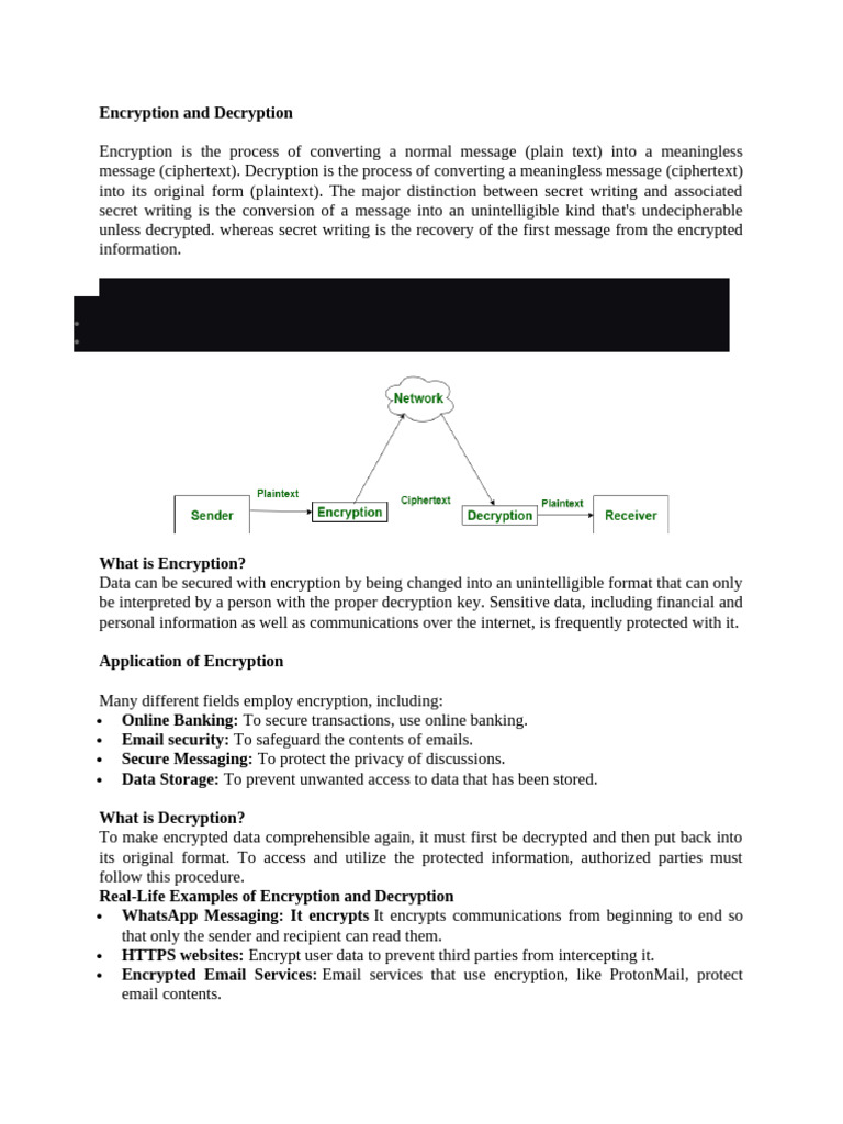 Understanding Encryption and Decryption | PDF | Encryption | Key ...