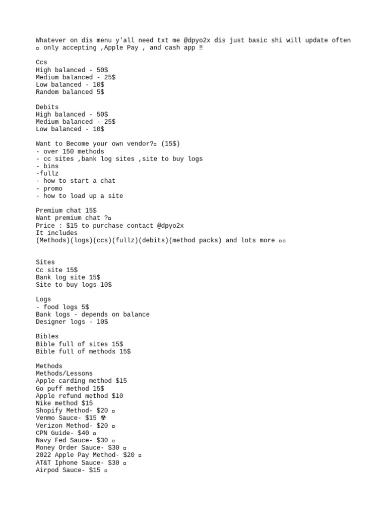 Dpyo2x Menu ? | PDF