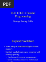 ECE 1747H: Parallel Programming: Message Passing (MPI)