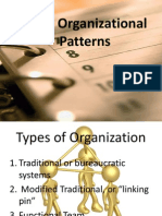 Basic Organizational Patterns