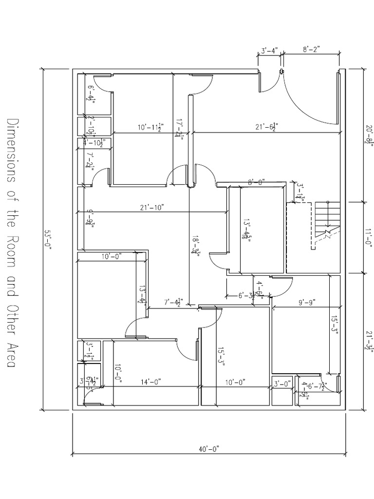 Plan With Dimension | PDF