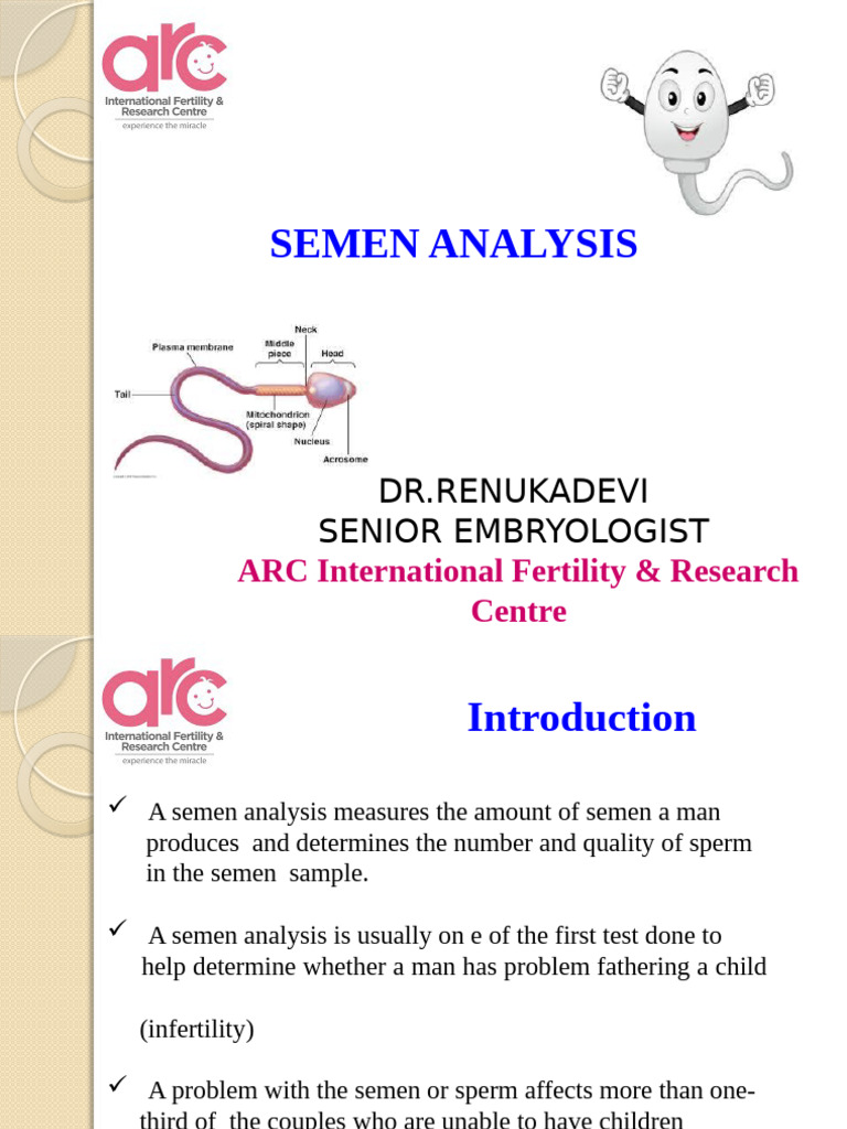 Semenanalysis1 170412050145 | PDF | Semen | Urology