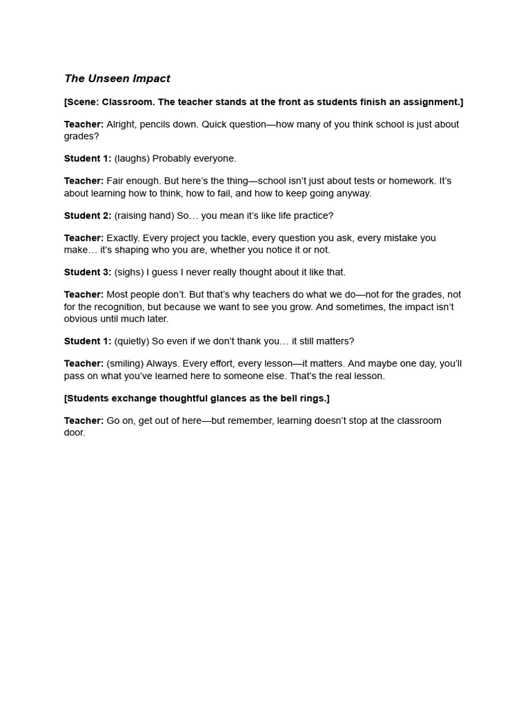 The Hidden Lessons of School Life | PDF