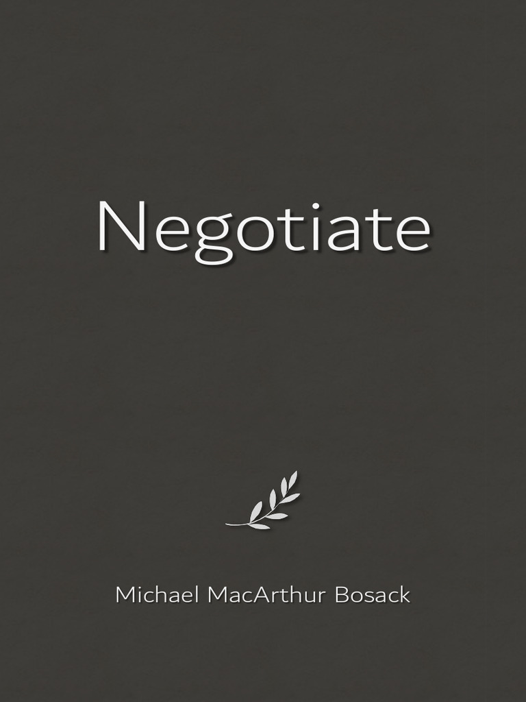 Negotiation Primer for Practitioners | PDF | Negotiation