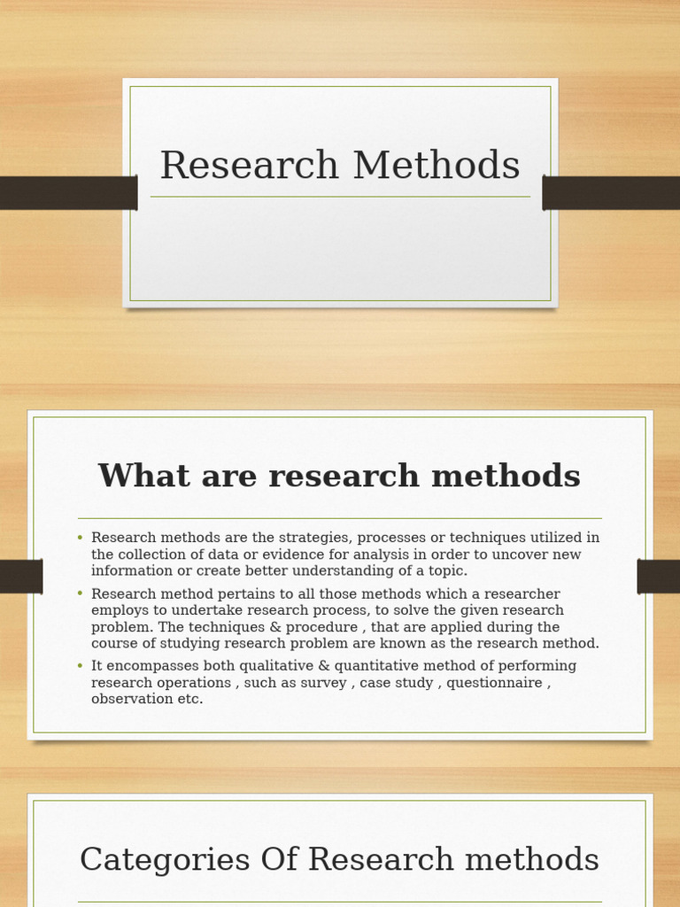 Lec 5 & 6 (Research Methods) | PDF | Qualitative Research ...
