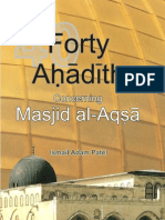 40 Hadith On Masjid Al Aqsa