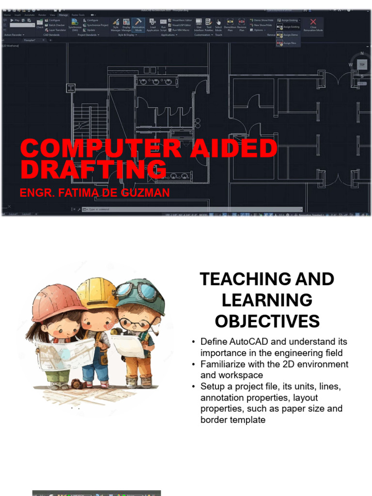 AutoCAD Setup and Annotation Guide | PDF | Computer Programming | Computing
