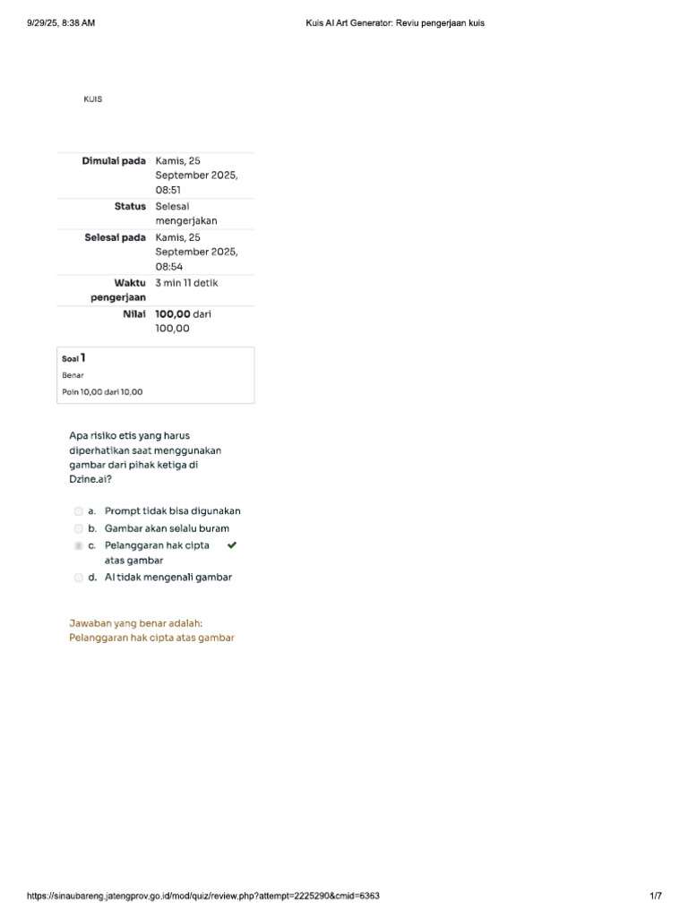Quis 8 MOOC | PDF