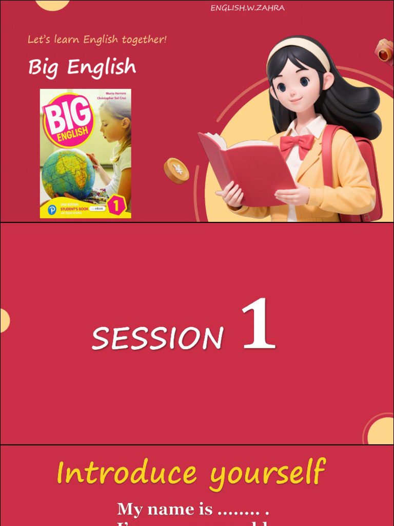 Big English Session 1 | PDF