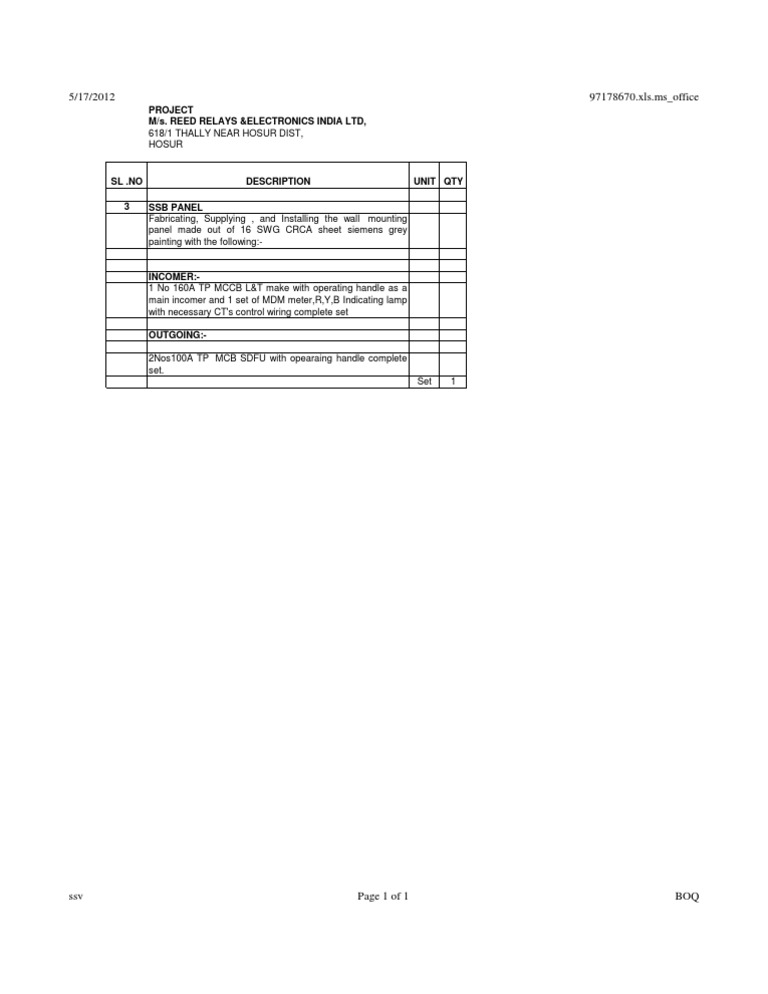 Panel Bow | PDF