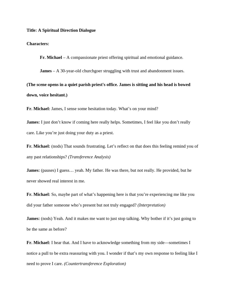Psychodynamic Role Play | PDF