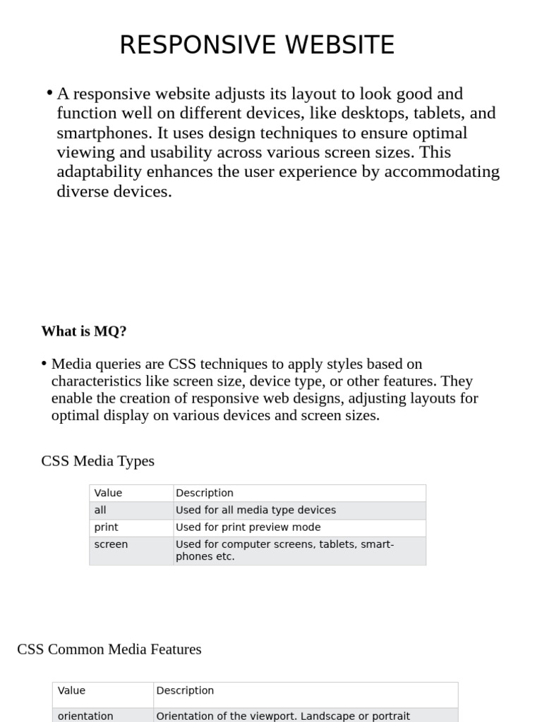 Understanding Responsive Web Design | PDF