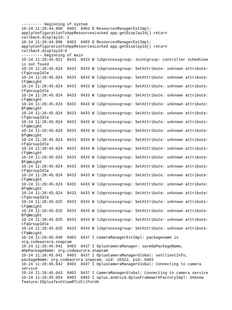 Log Cat 1761280004967 | PDF | System Software | Computer Engineering