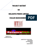 Project Review of Sales Management