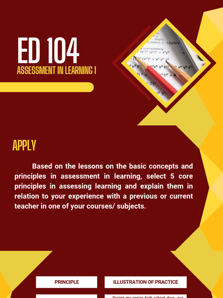 Ed 104 PDF | PDF | Educational Assessment | Pedagogy