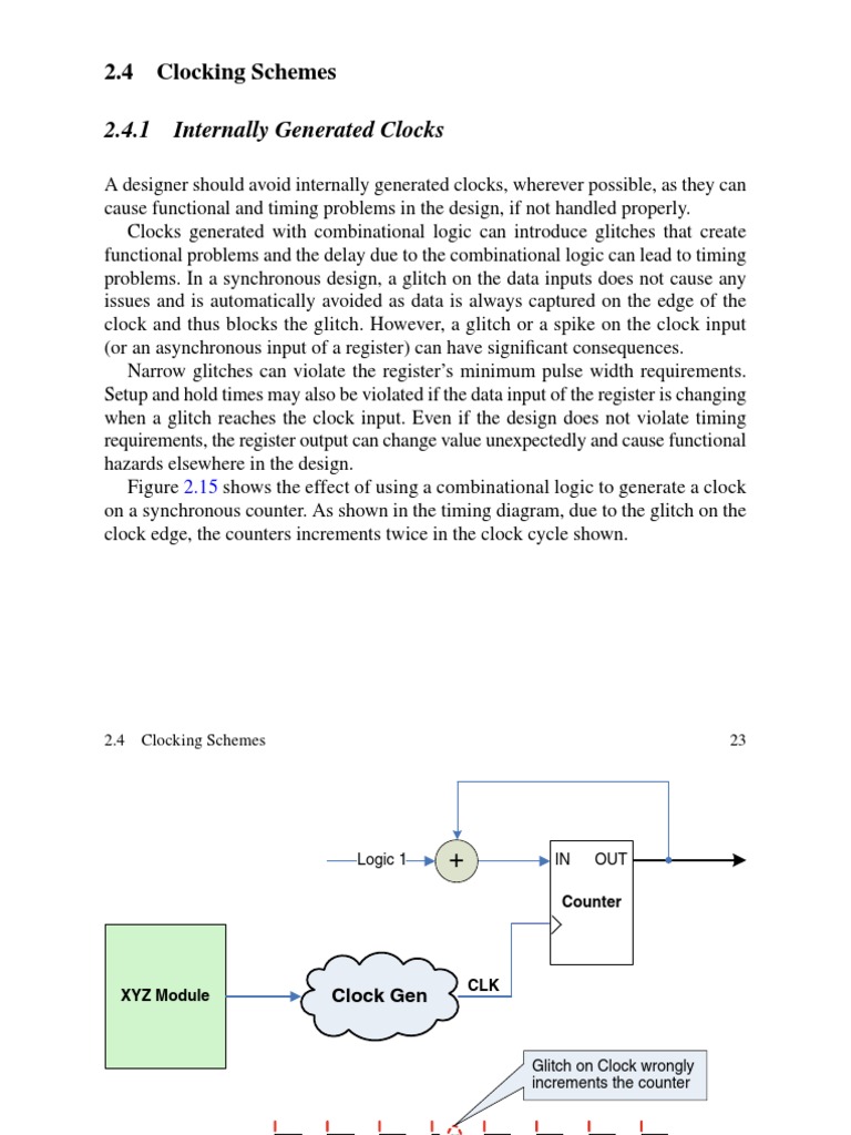Clocking Schemes in Digital Design | PDF | Computer Engineering ...