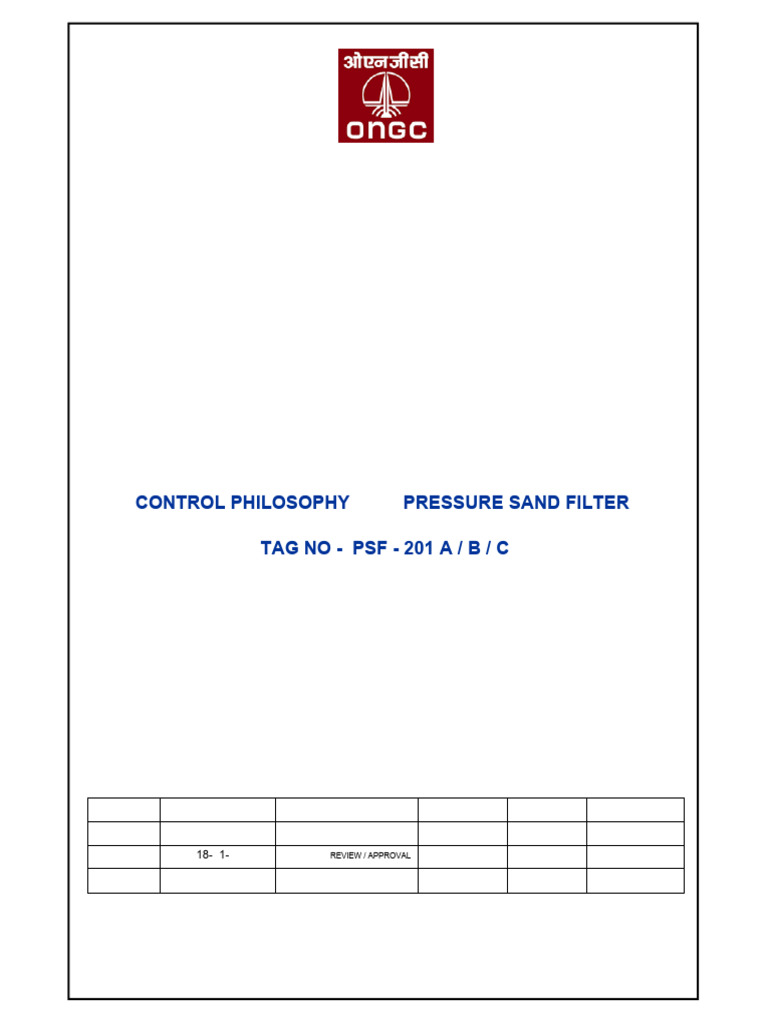 Control Philosophy PSF Linch | PDF | Pump | Gases