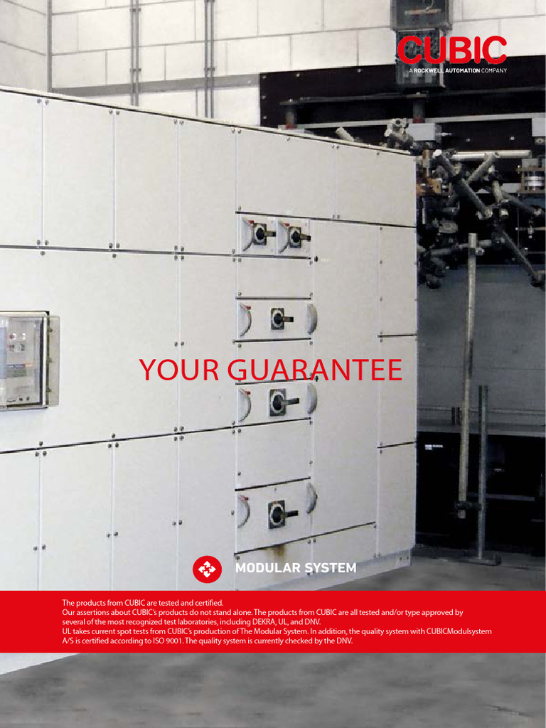CUBIC Modular System Certification Overview | PDF | Insulator ...
