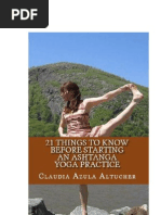 Download 21 Things to Know Before Starting an Ashtanga Yoga Practice by Sudhindra T Kumara SN93886981 doc pdf