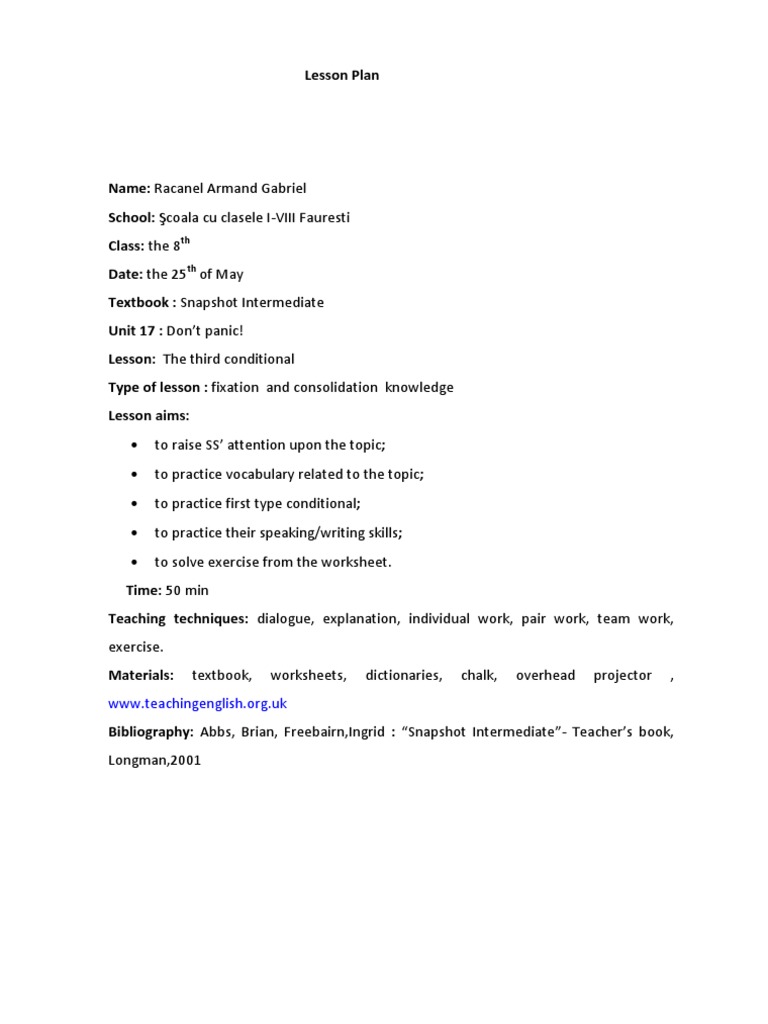 THIRD CONDITIONAL ENGLISH LESSON visual data 4