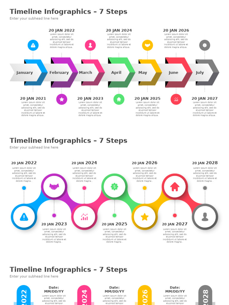 Timeline Infographics: 7 Steps Guide | PDF