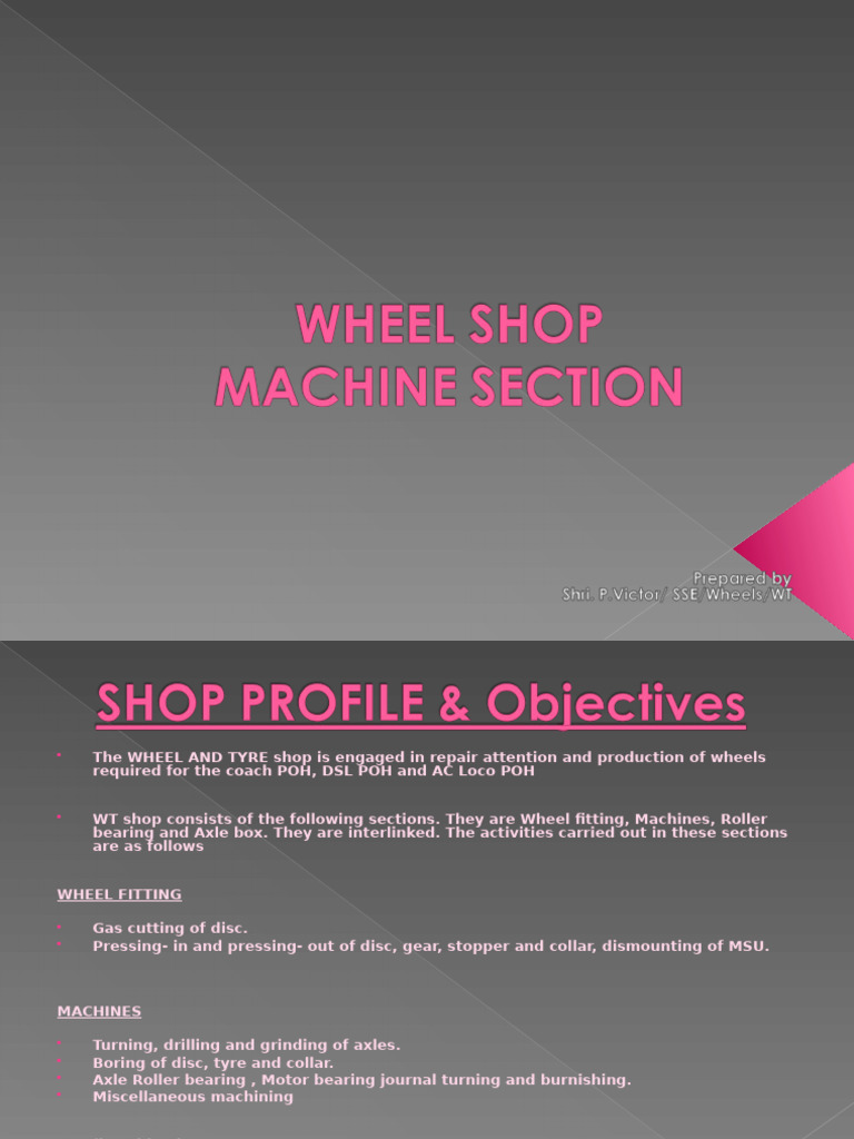 Wheel and Tyre Repair Process Overview | PDF | Gear | Wheel