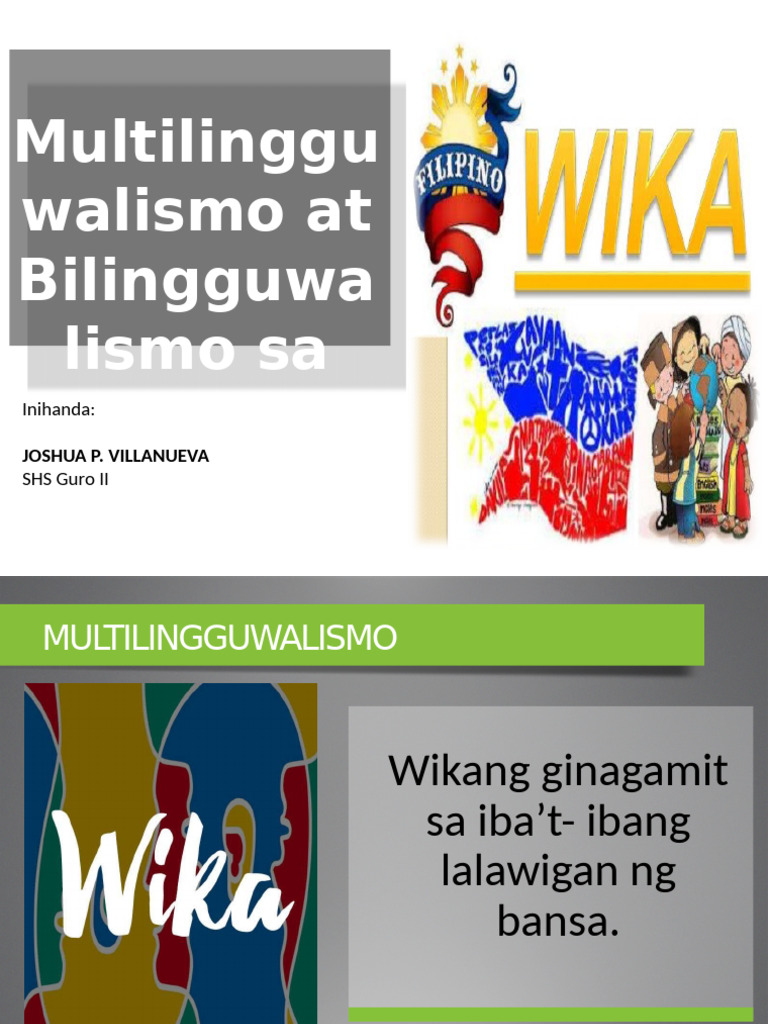 Multiligguwalismo at Billingguwalismo | PDF