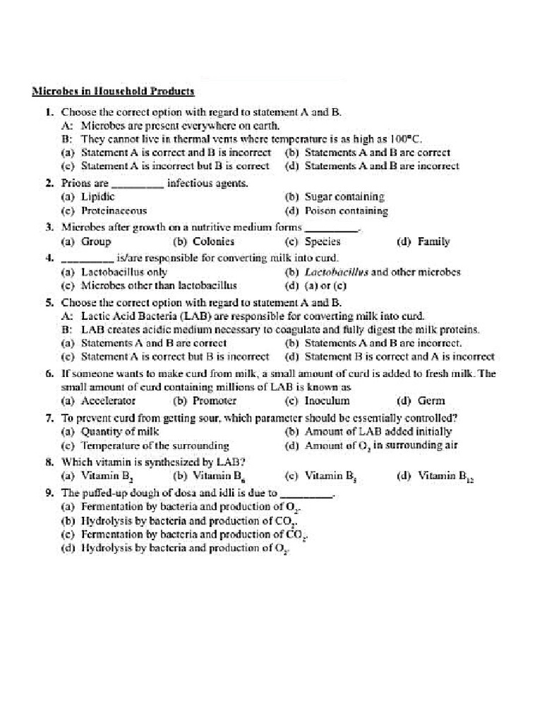 Bio Paper Microbes in Human Welfare | PDF