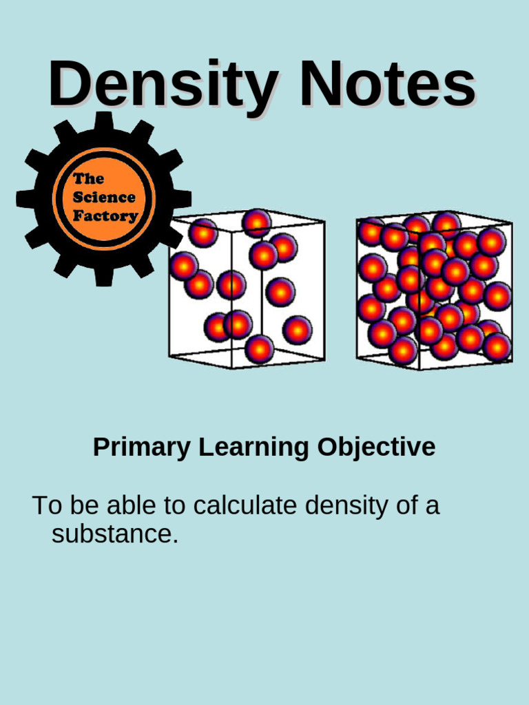 Understanding Density: Calculation & Concepts | PDF | Density | Buoyancy