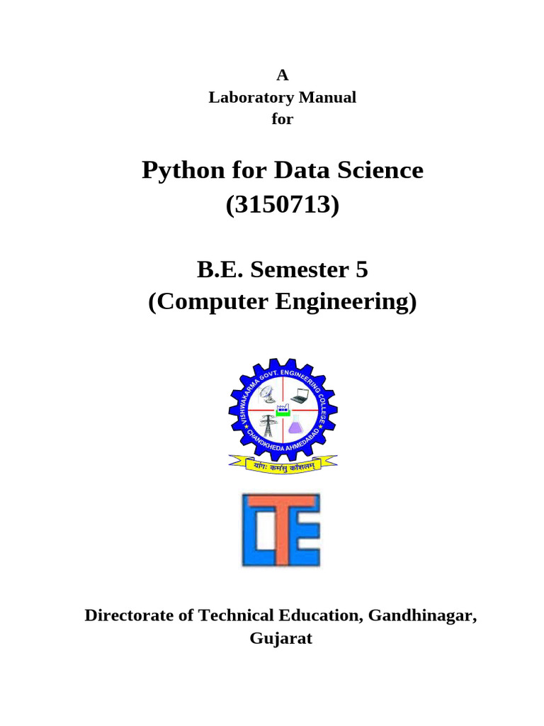 Python Data Science Lab Manual | PDF | String (Computer Science ...