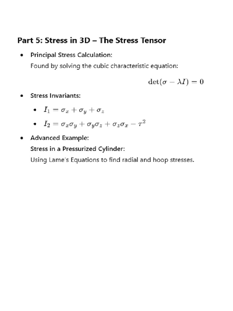 Concept of Stress - Part 5 | PDF