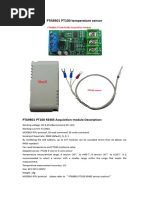 PT100 Temperature Sensor User Manual | PDF | Electrical Connector ...