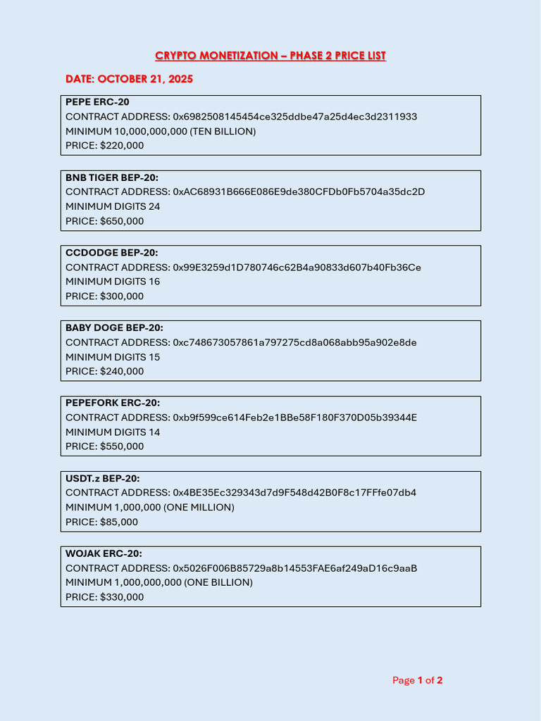 Crypto Monetization | PDF