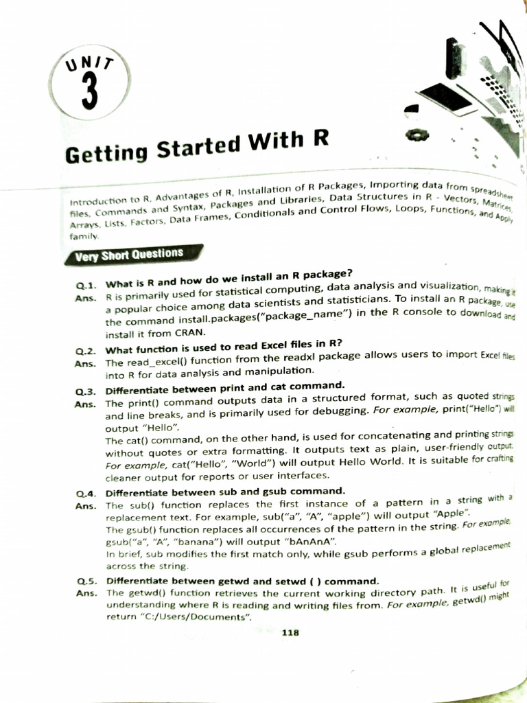 Unit 3 Getting Started With R | PDF | R (Programming Language) | Software