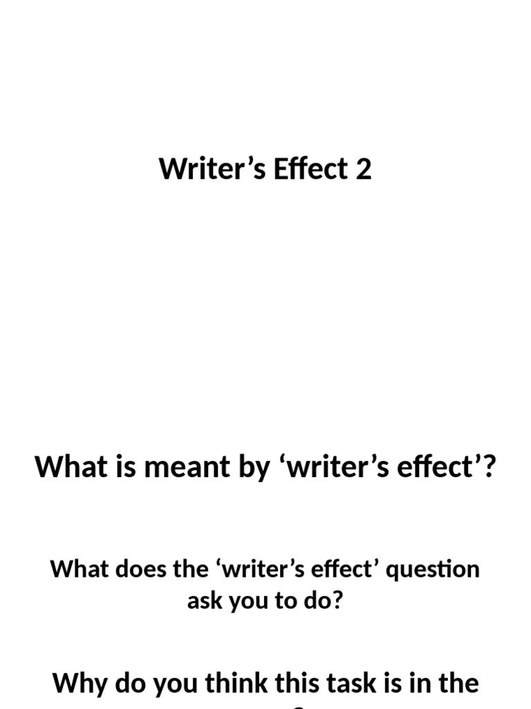 Understanding Writer's Effect in Texts | PDF | Linguistics