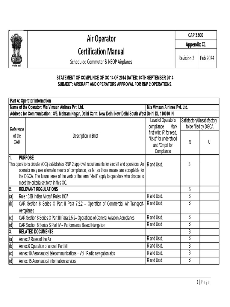5 OC 14 of 2014 RNP 2 | PDF | Aviation | Navigation