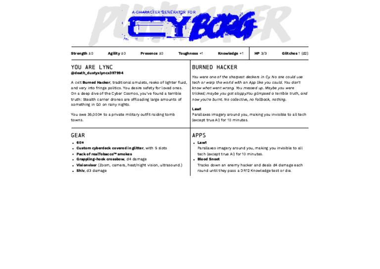 Punk - Lync | PDF