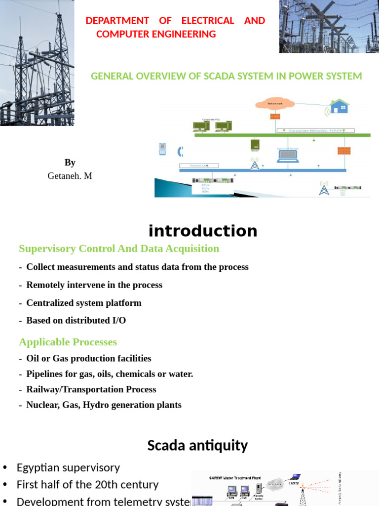 SCADA Systems in Power Engineering Overview | PDF | Scada | Computer ...