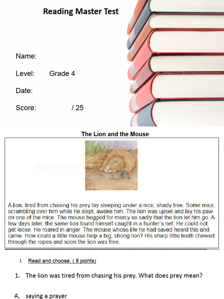 Reading Master Foundation-1A | PDF | Mouse
