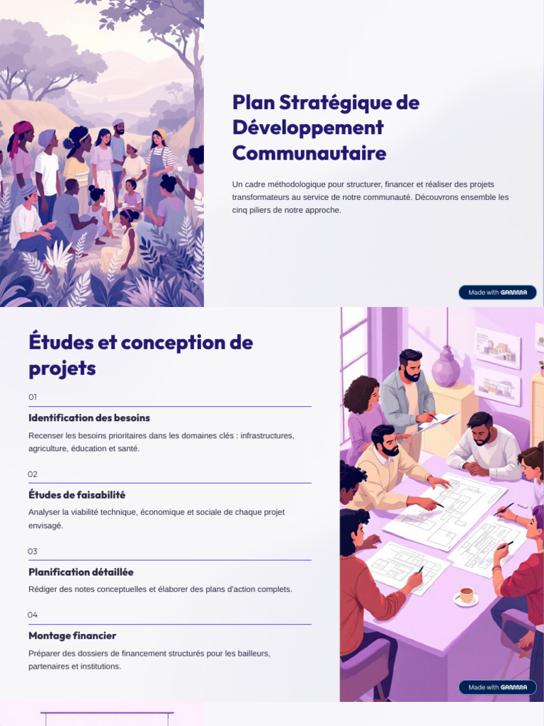Plan Stratégique de Développement Communautaire | PDF