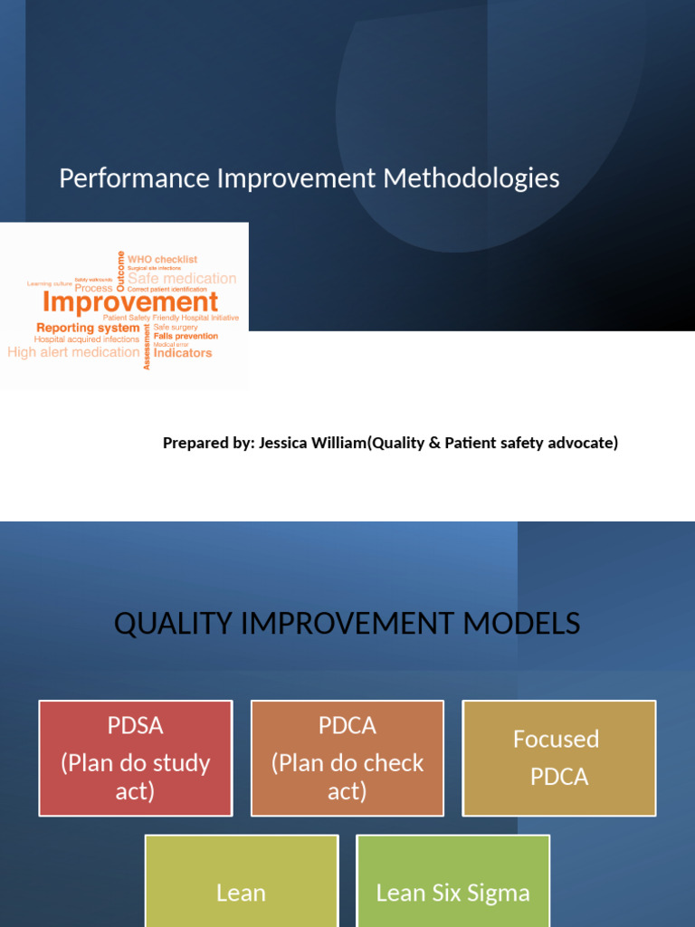 Performance Improvement in Healthcare | PDF | Six Sigma | Lean ...