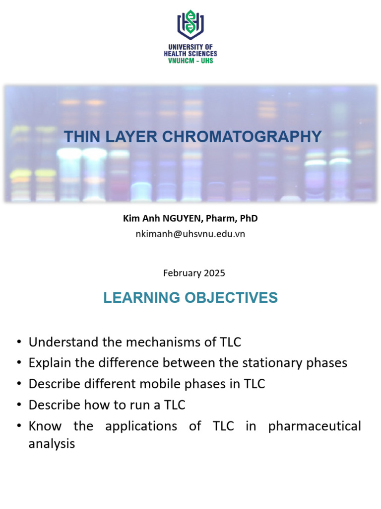 Understanding Thin Layer Chromatography | PDF | Thin Layer ...